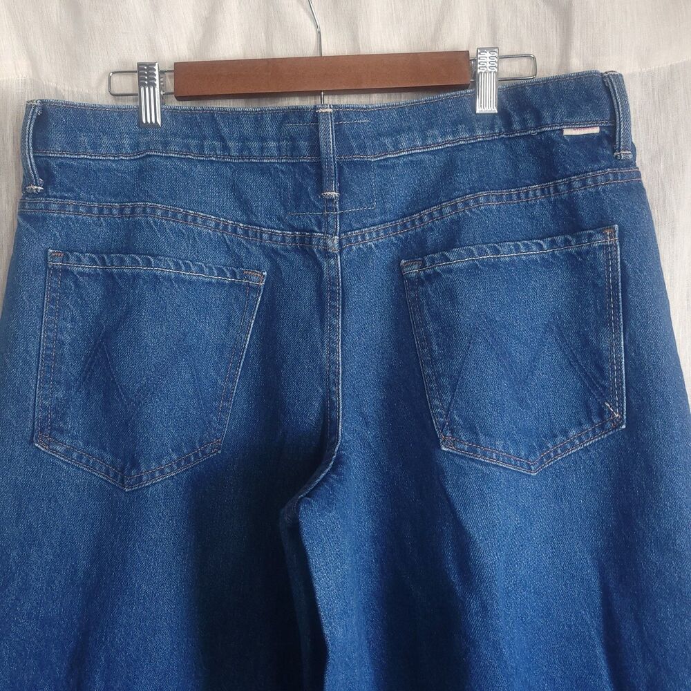 NWT MOTHER JEANS Snacks RIGATONI SNEAK Baggy Wide Leg Designer Denim - Picture 7 of 16